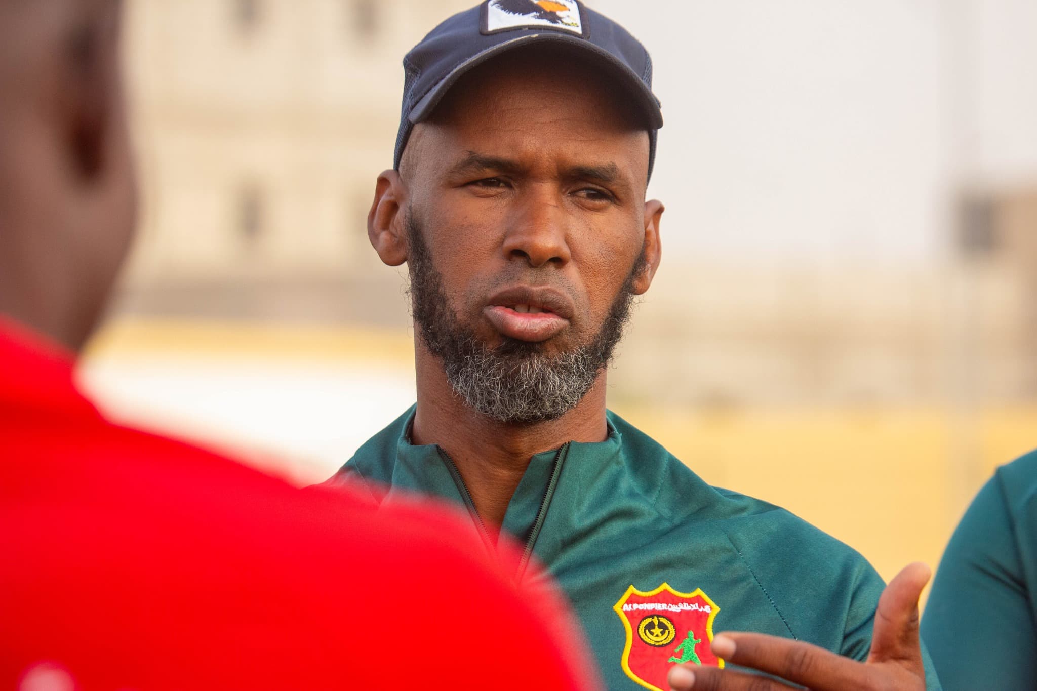 Sidi Mohamed Abdallahi lors d'un entrainement de l'ASC Pompier au stade de Riyadh (PK)