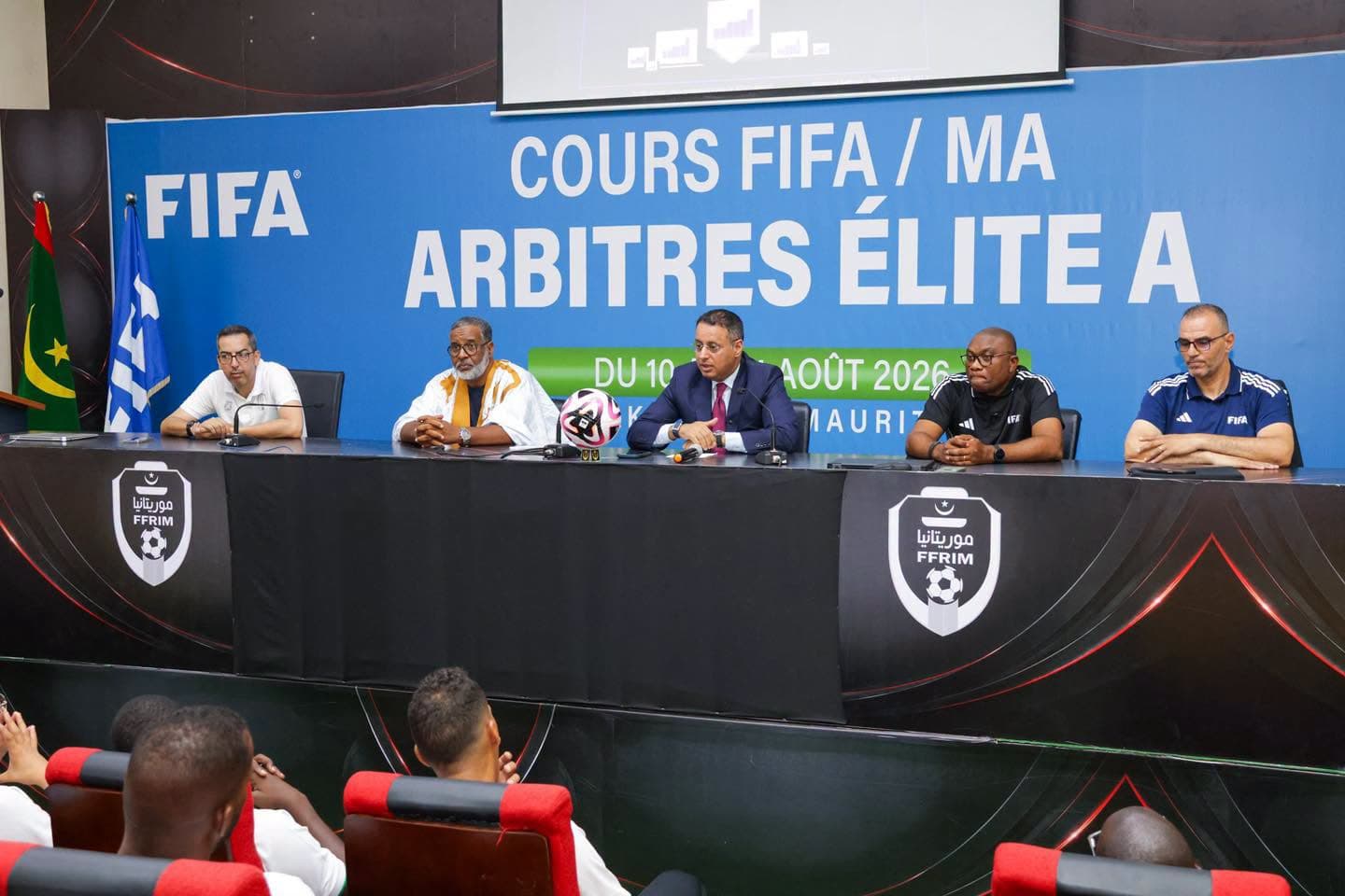 La FFRIM et la FIFA ouvrent un camp d'entraînement pour les arbitres Elite A à Nouakchott